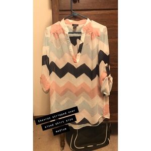 Chevron tunic